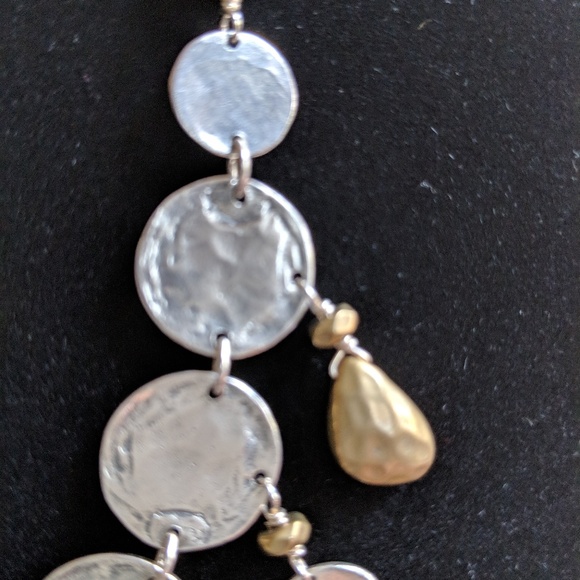 Silpada WidecArray Necklace 925 Silver & brass New - Picture 6 of 7